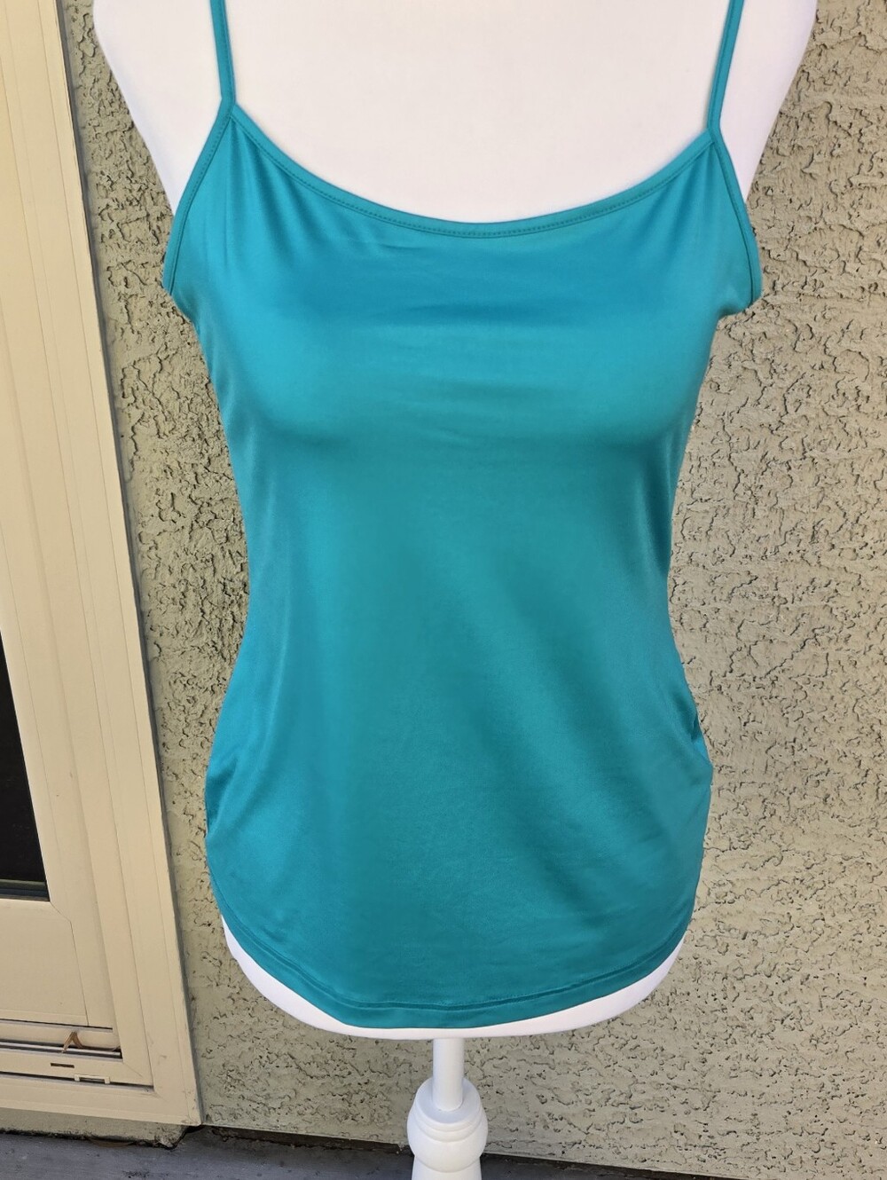 Anne Fontaine Women’s Teal Spaghetti Strap Tank Top